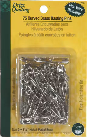 Curved Basting Pins