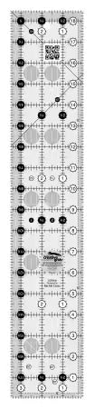 Creative Grids Quilt Ruler 3-1/2in x 18-1/2in Rectangle