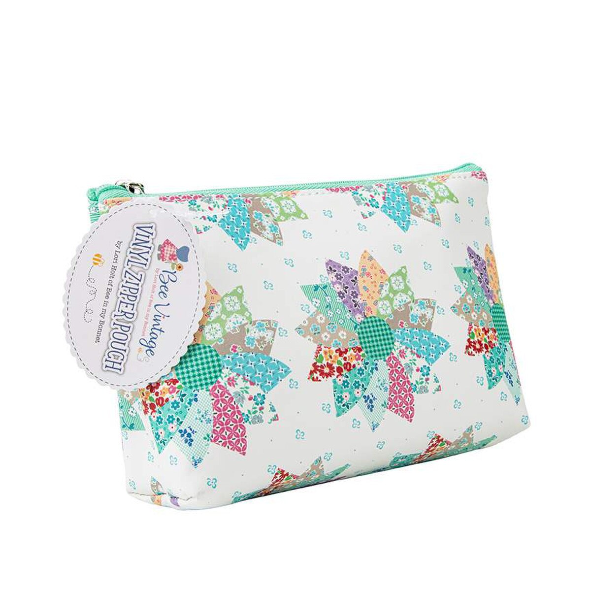 Lori Holt Bee Vintage Vinyl Zipper Bag
