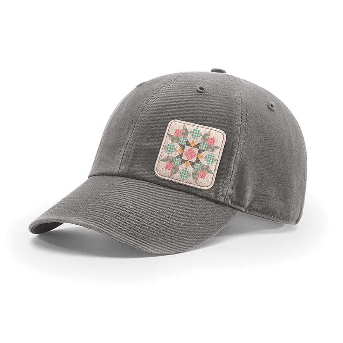Lori Holt Cap with Leather Block