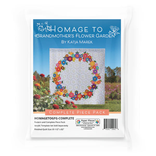 Homage to Grandmother's Flower Garden Pattern