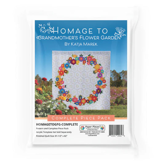 Homage to Grandmother's Flower Garden Pattern
