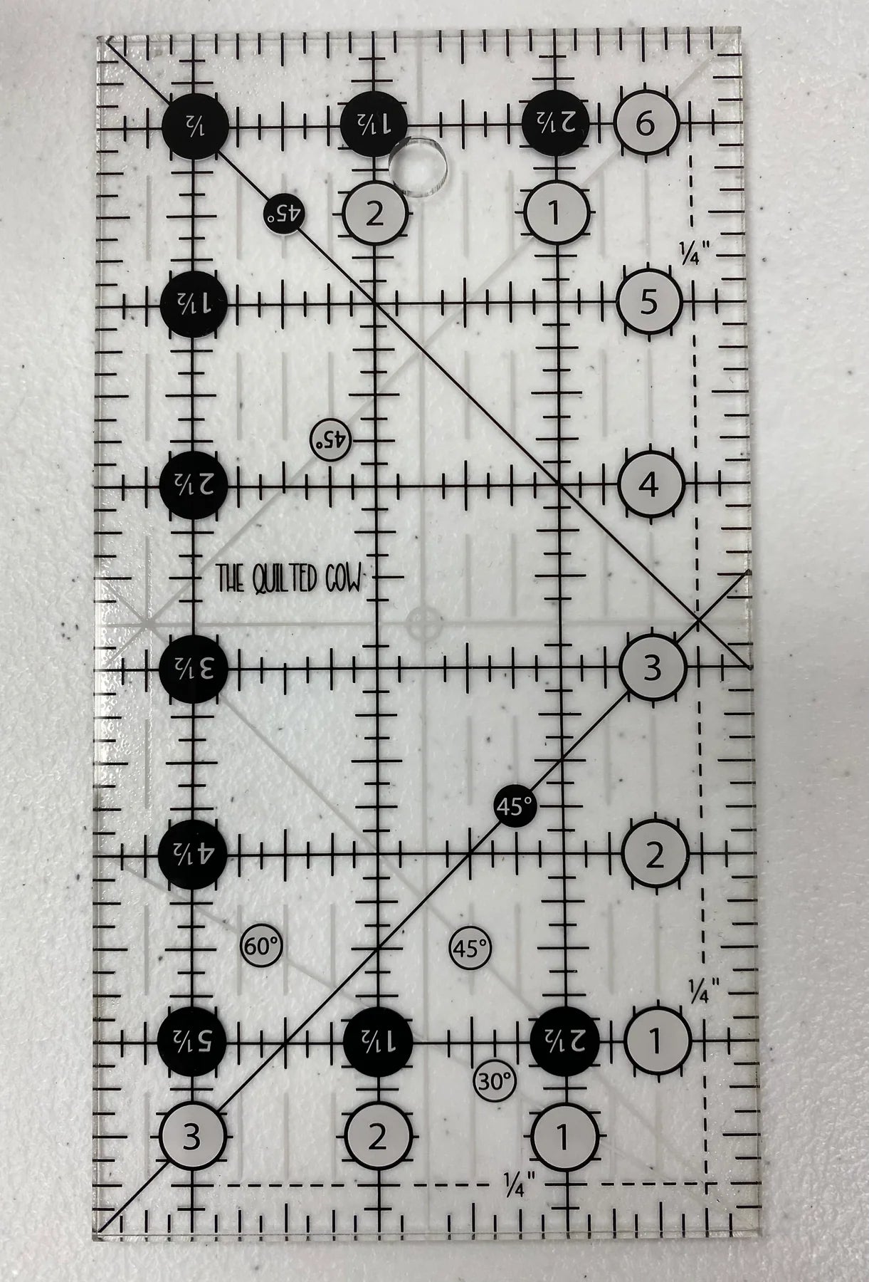 TQC RULER 3 half x 6 half