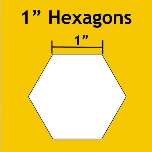 1 Inch Hexagons Bulk Pack 1200