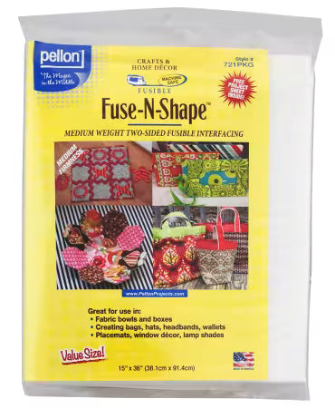 Fuse N Shape Double Sided Firm Interfacing Medium 15in x 36in # 721PKG