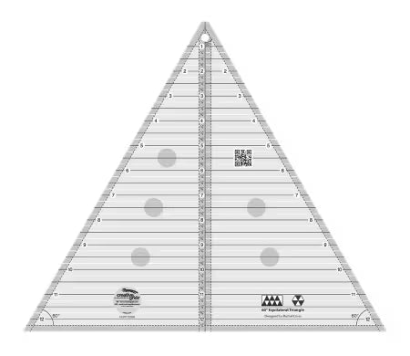 Creative Grids Quilt Ruler 60 Degree 12-1/2in Triangle