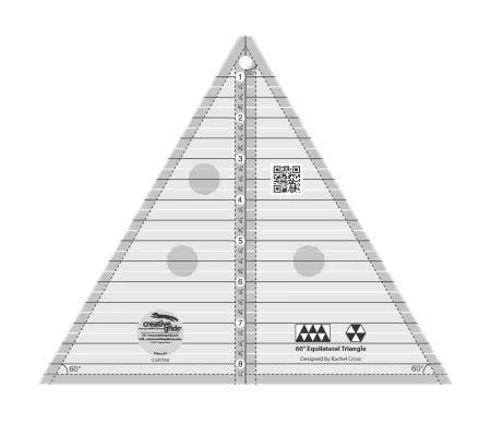60 Degree Triangle Ruler 8 in