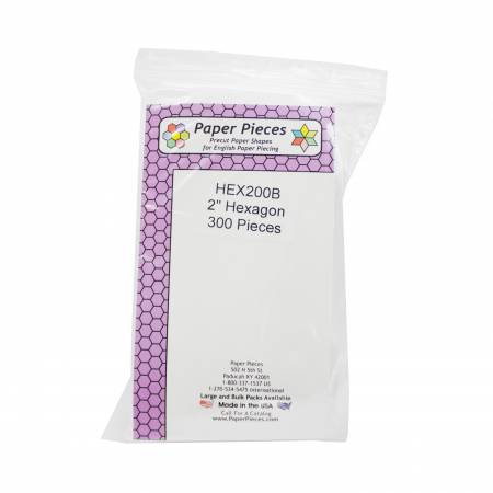 Paper Hexagons 2 inch Bulk Package 300