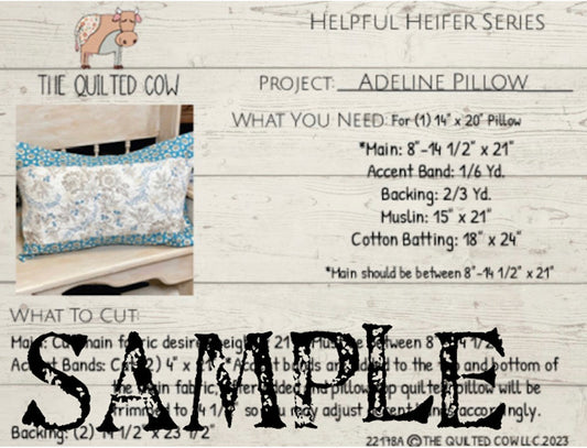 Helpful Heifer Adeline Pillow