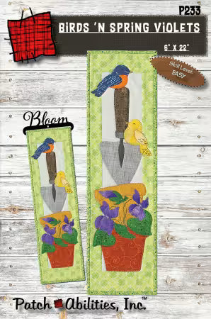 Birds N Spring Violets