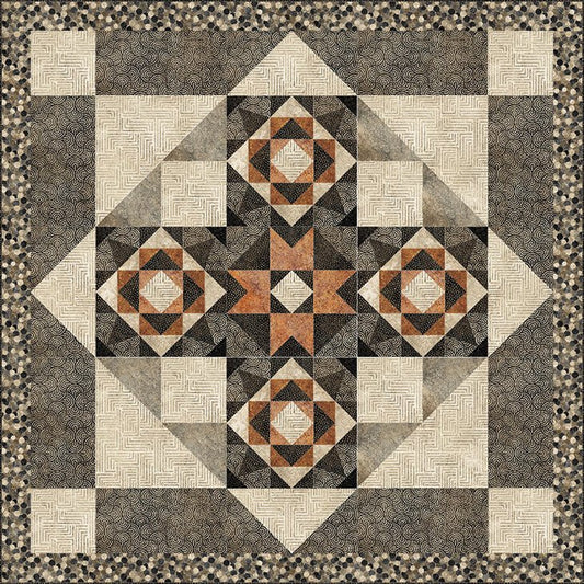 Retro Vibes Canyon Pattern