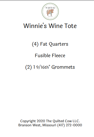 Winnie's Wine Tote