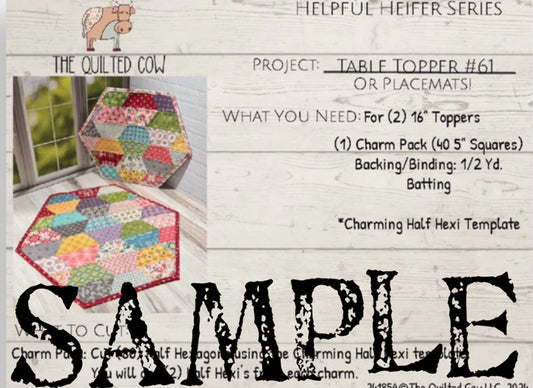 Table Topper #61