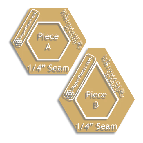 Homage to Mutti 2 Piece Acrylic Template Set