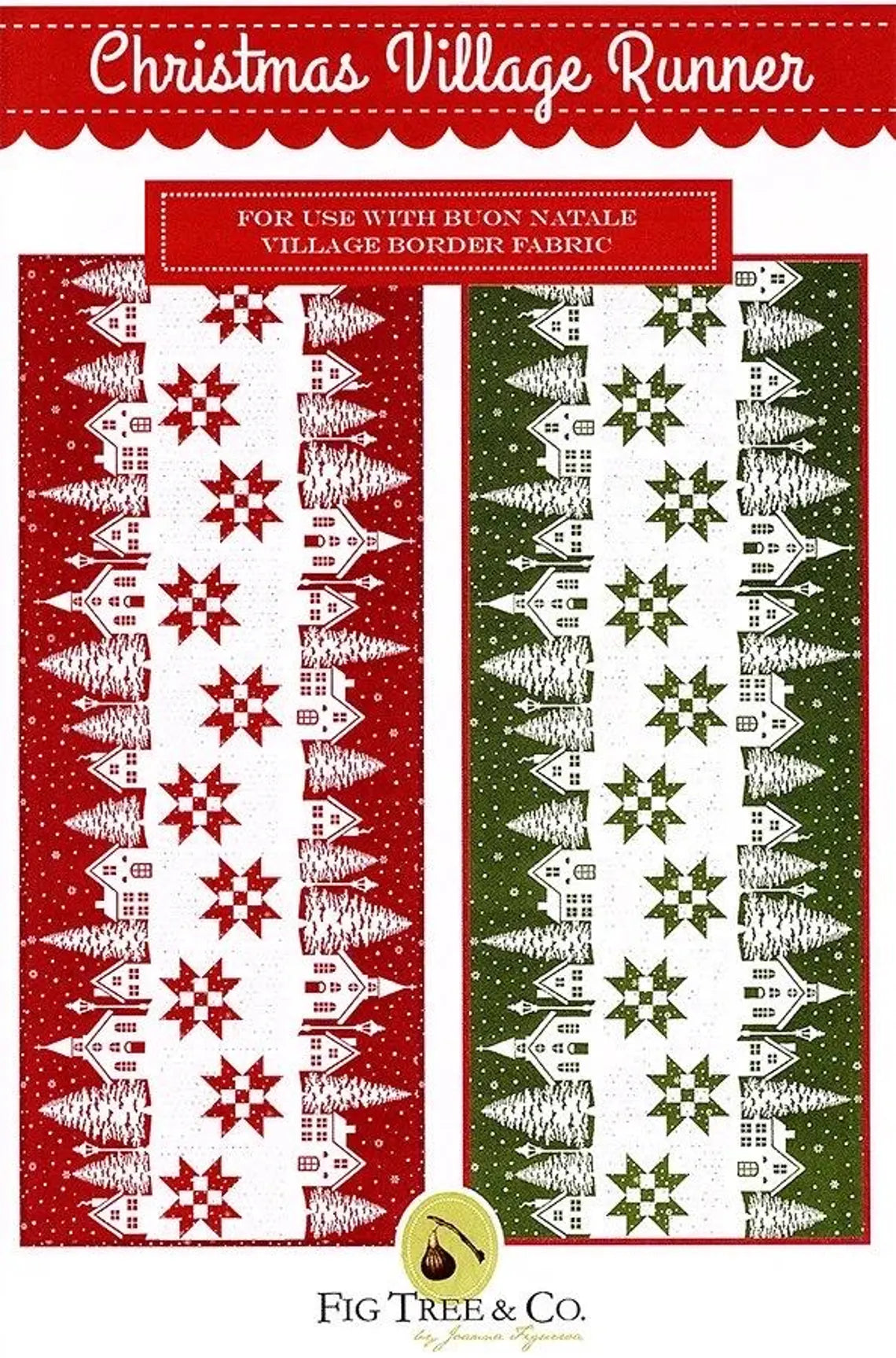 Christmas Village Pattern Only