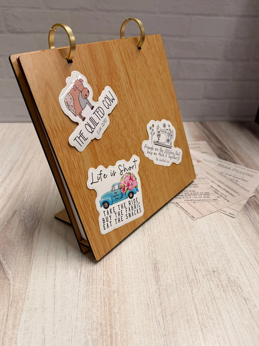 Stitches & Stickers Stand